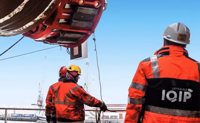 IQIP crew working on piling operations