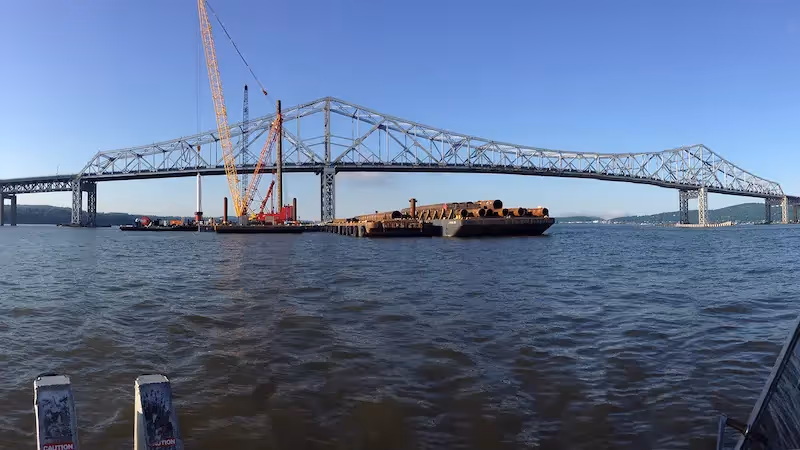 IQIP piling equipment in bridge construction