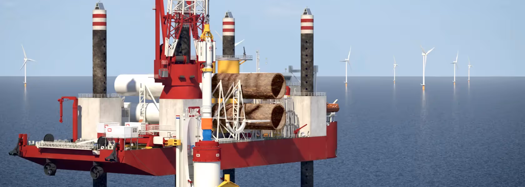 Offshore wind monopile installation using IQIP piling equipment